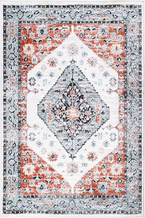 Fortune Traditional Cream Terracotta Rug - Rug - Rugs a Million