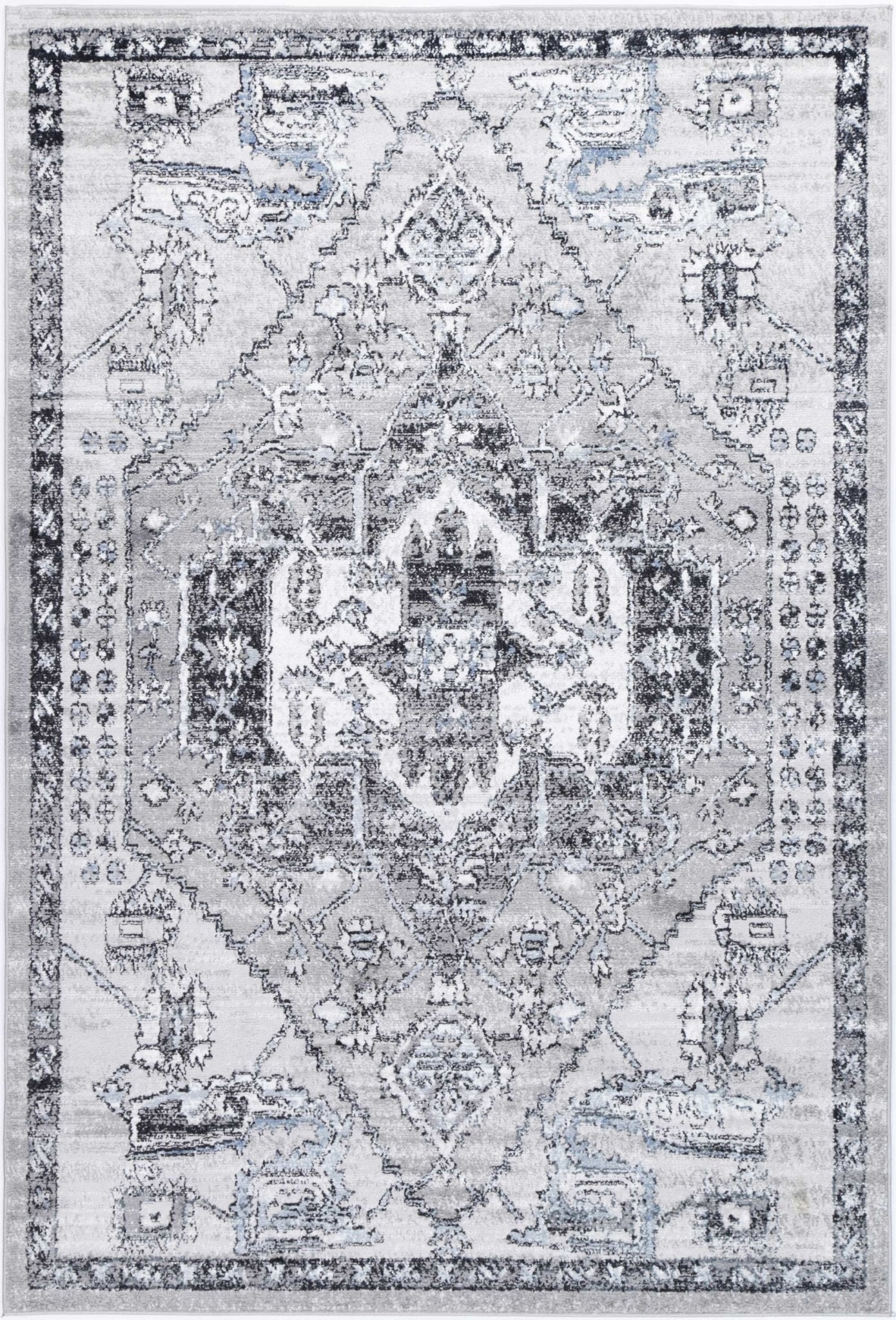 Fortune Traditional Light Grey Rug - Rug - Rugs a Million
