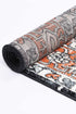 Fortune Traditional Terracotta Black Rug - Rug - Rugs a Million