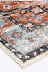 Fortune Traditional Terracotta Charcoal Rug - Rug - Rugs a Million