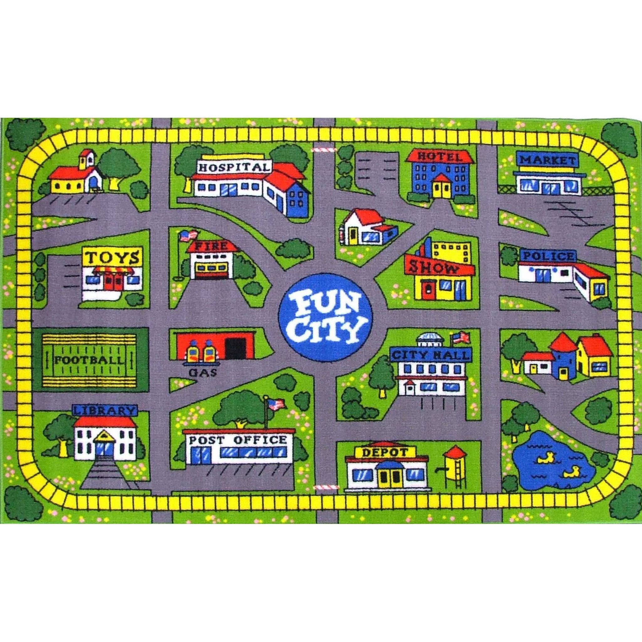 Fun City Kids Play Rug - Rug - Rugs a Million