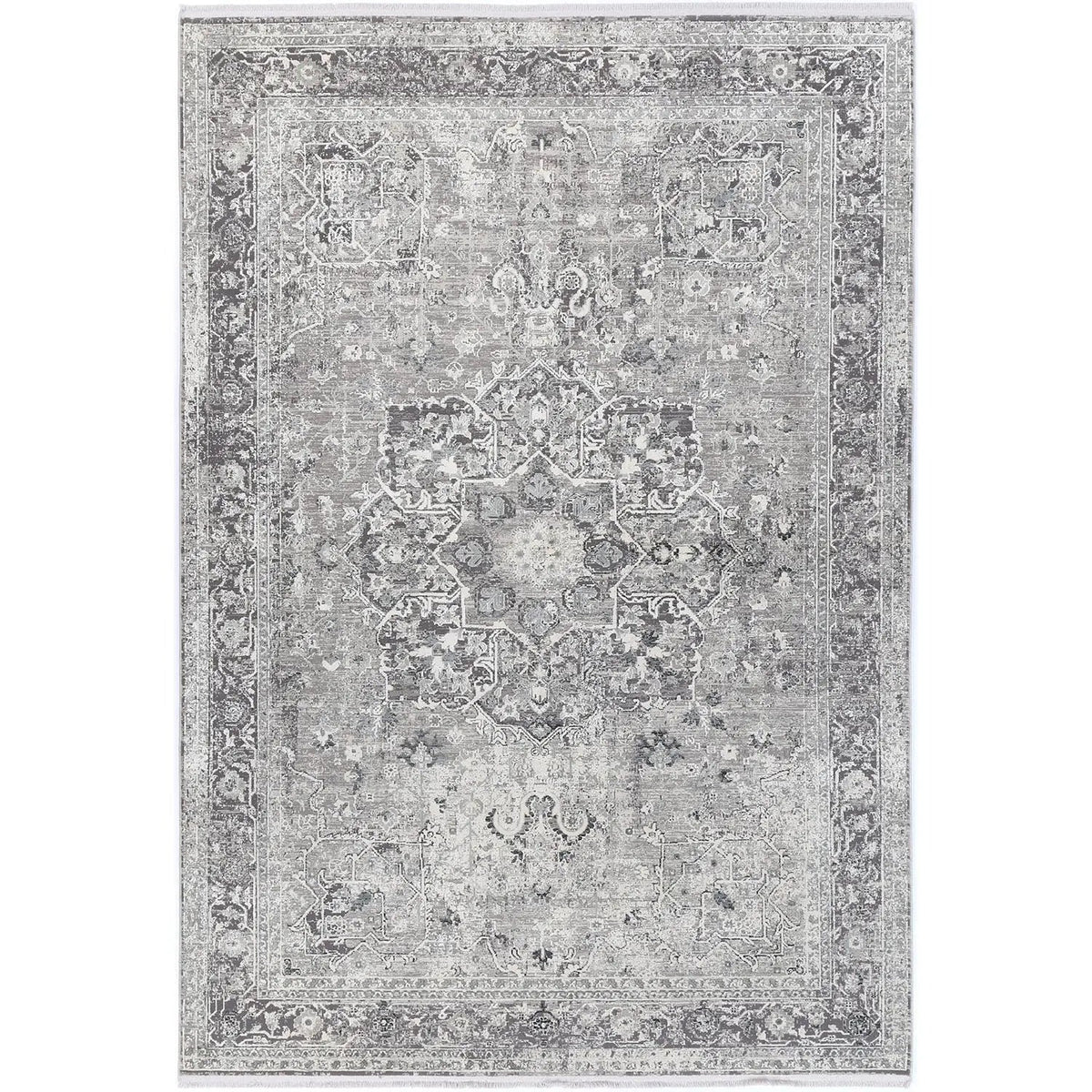Giorgio Grey &amp; Anthracite Transitional Rug - Rugs - Rugs a Million
