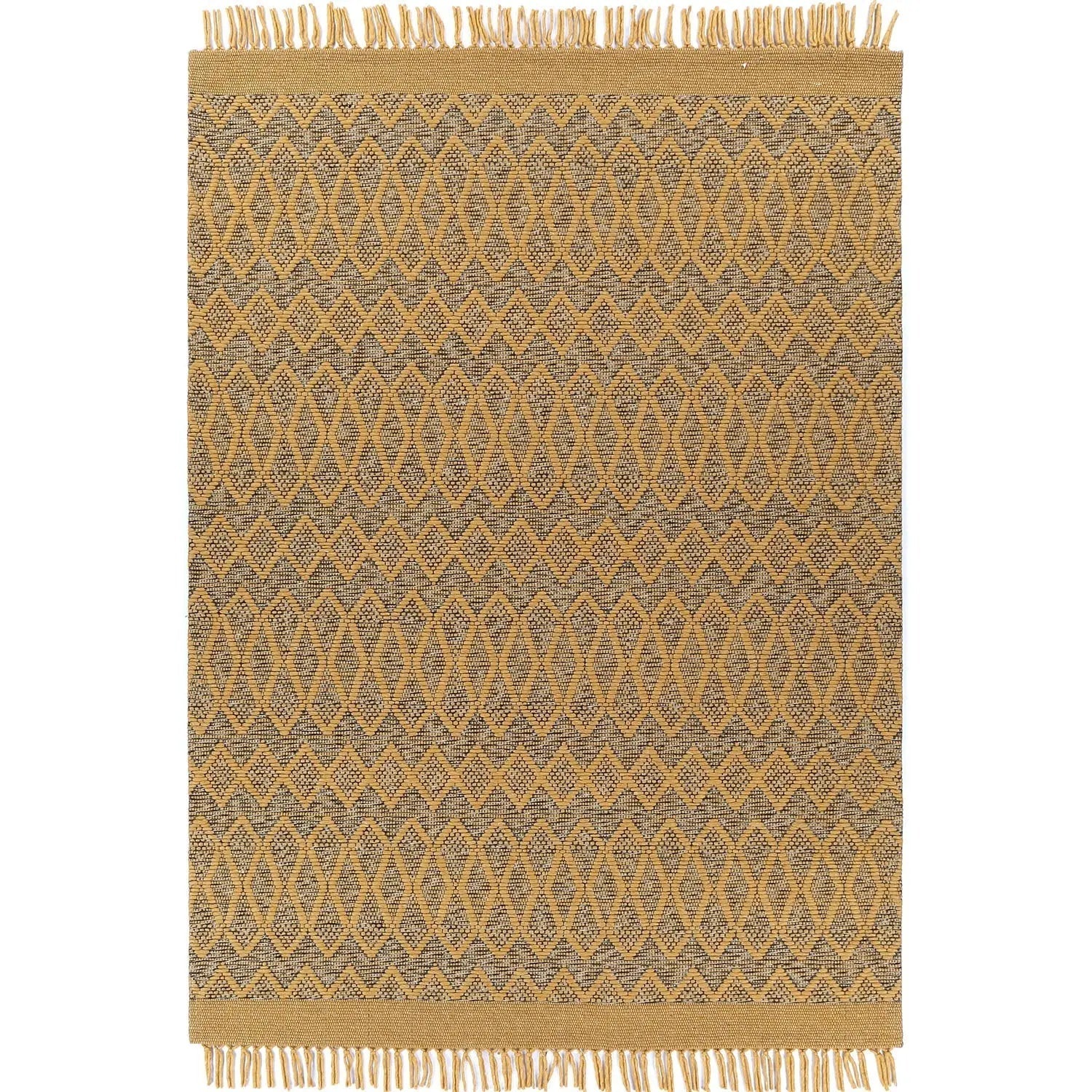 Kailua Mustard Wool Rug (Moroccan) - Rugs - Rugs a Million