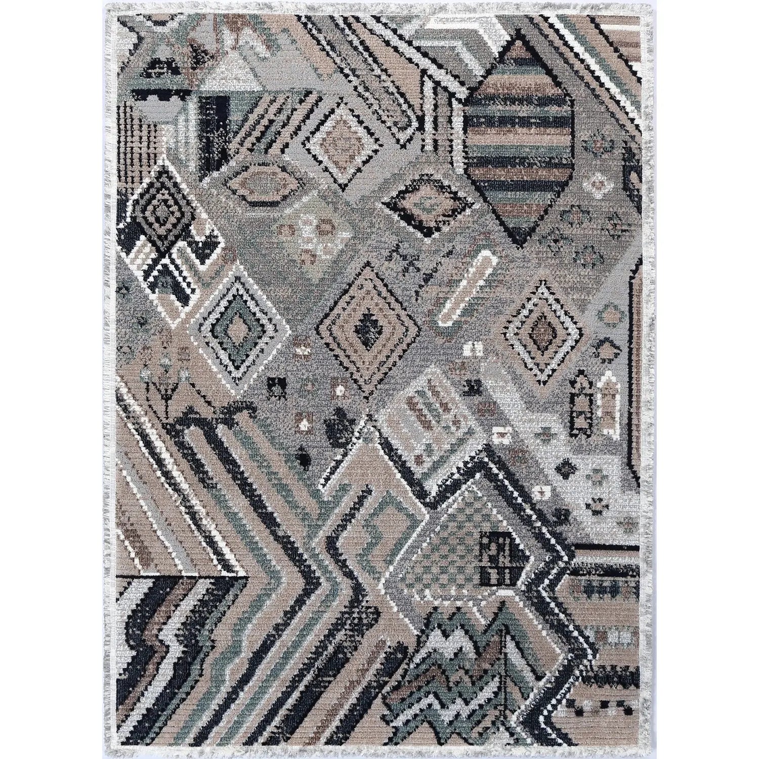 Luka Shaggy Green Colour Rug - Rugs - Rugs a Million