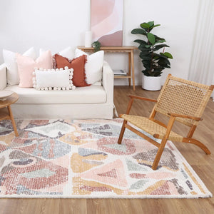 Luka Shaggy Multi Colour Abstract Rug - Rugs - Rugs a Million