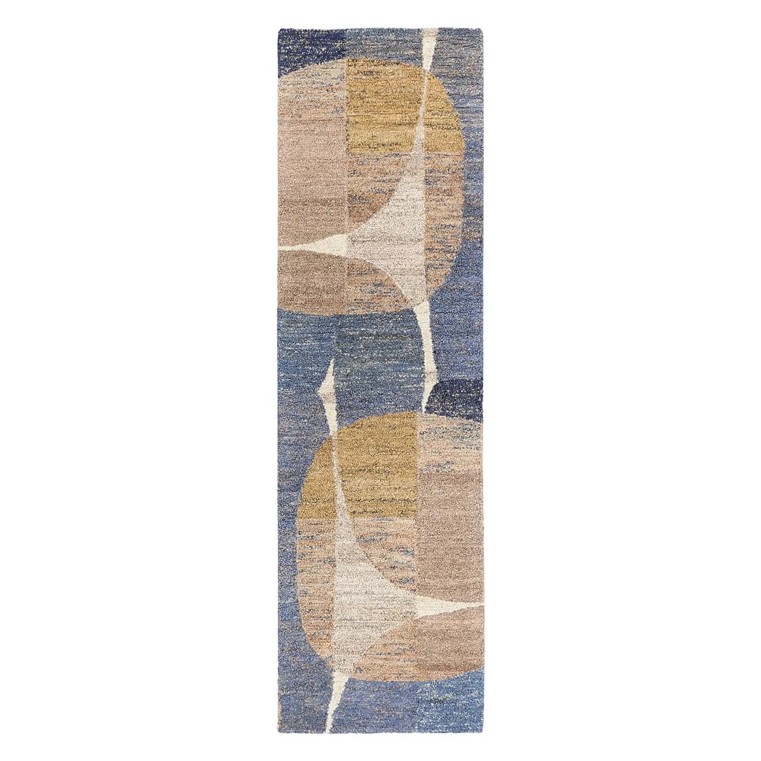 Melba Designer Jute Rug Blue - Rugs - Rugs a Million