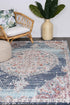 Mercury Hollow Medalion Transitional Navy & Multi Rug - Rug - Rugs a Million