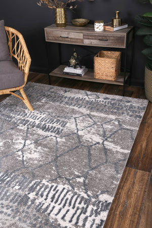 Milan Blue Abstract Rug - Rug - Rugs a Million