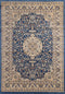 Ornate Blue Bordered Traditional Flowered Rug - Rug - Rugs a Million