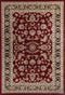 Ornate Red Traditional Bordered Ikat Rug - Rug - Rugs a Million