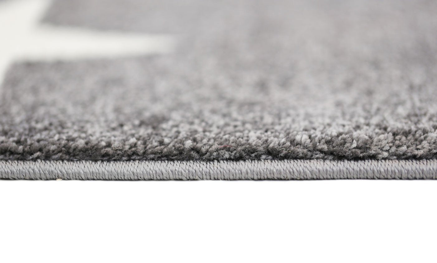 Piccolo Charcoal and White Stars Kids Rug - Kids - Rugs a Million
