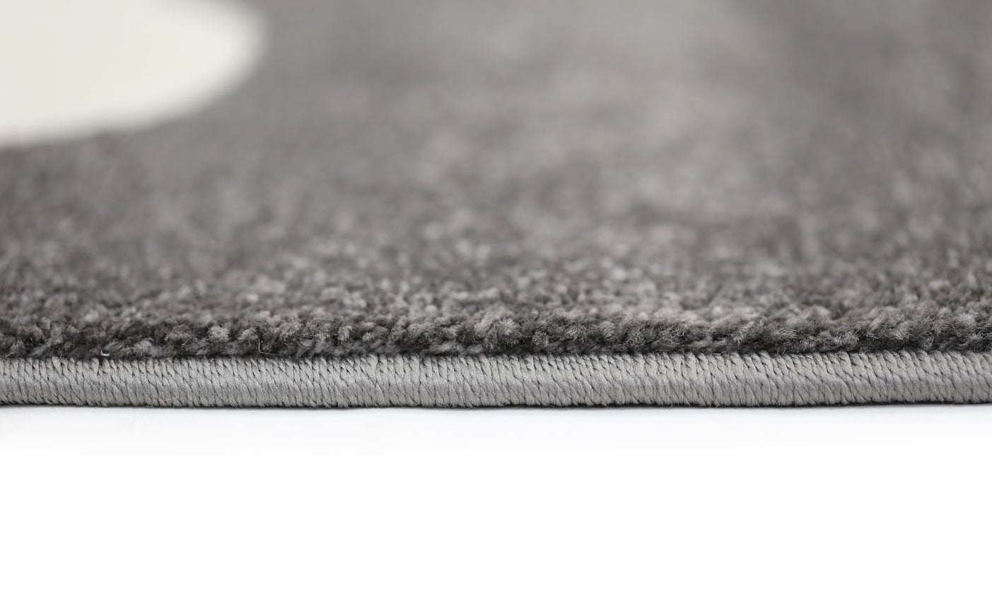 Piccolo Dark Grey and White Cloud Kids Rug - Kids - Rugs a Million