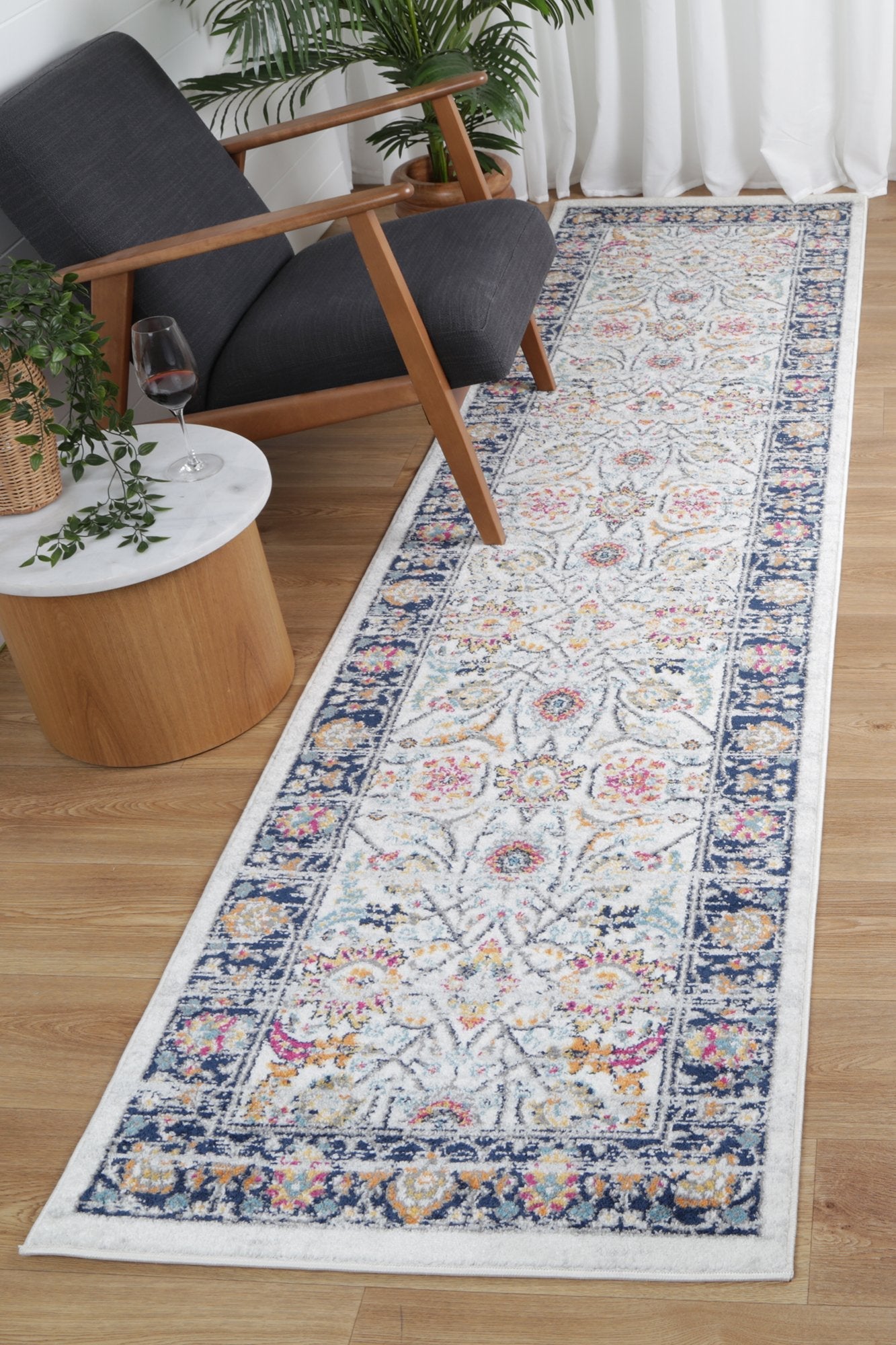 Providence Cream Blue Rug - Rug - Rugs a Million