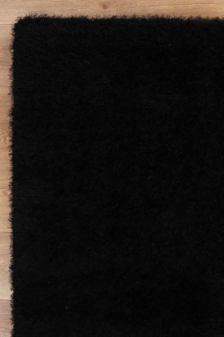 Puffy Soft Shag Black Rug - Shaggy - Rugs a Million