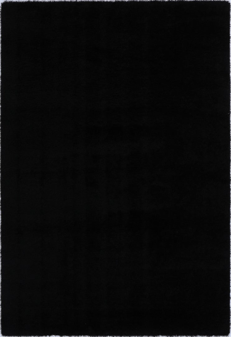 Puffy Soft Shag Black Rug - Shaggy - Rugs a Million