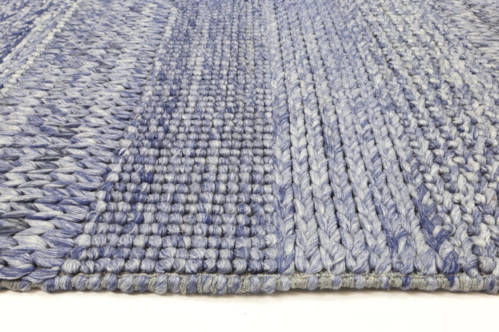 Rayna Grace Blue Wool Blend Rug - Area Rug - Rugs a Million