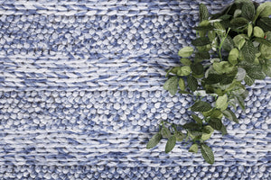 Rayna Ringlets Blue Wool Blend Rug - Area Rug - Rugs a Million