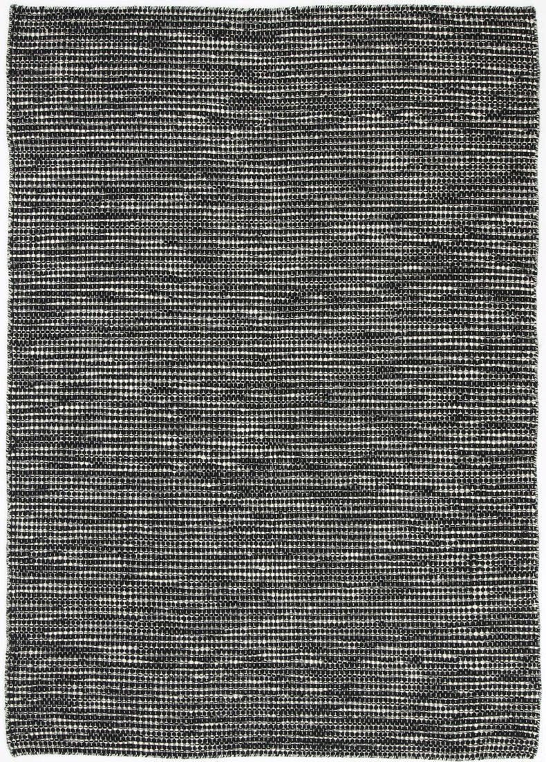 Scandi Black & White Reversible Wool Rug - Flatweave - Rugs a Million