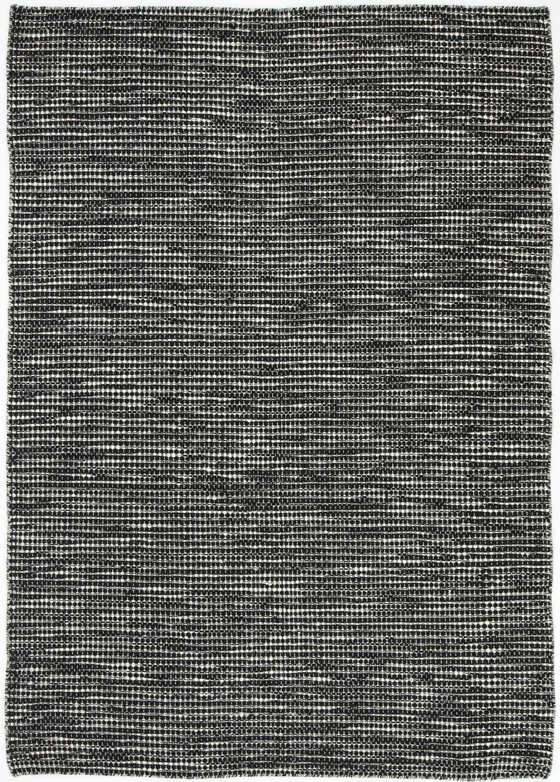 Scandi Black & White Reversible Wool Rug - Flatweave - Rugs a Million