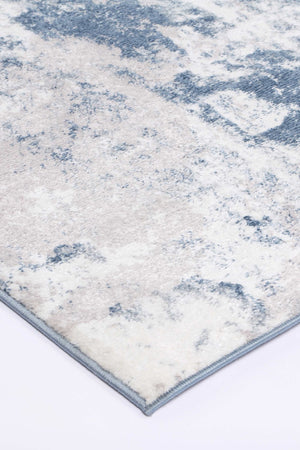 Shimmer Modern Abstract Blue Rug - Rug - Rugs a Million