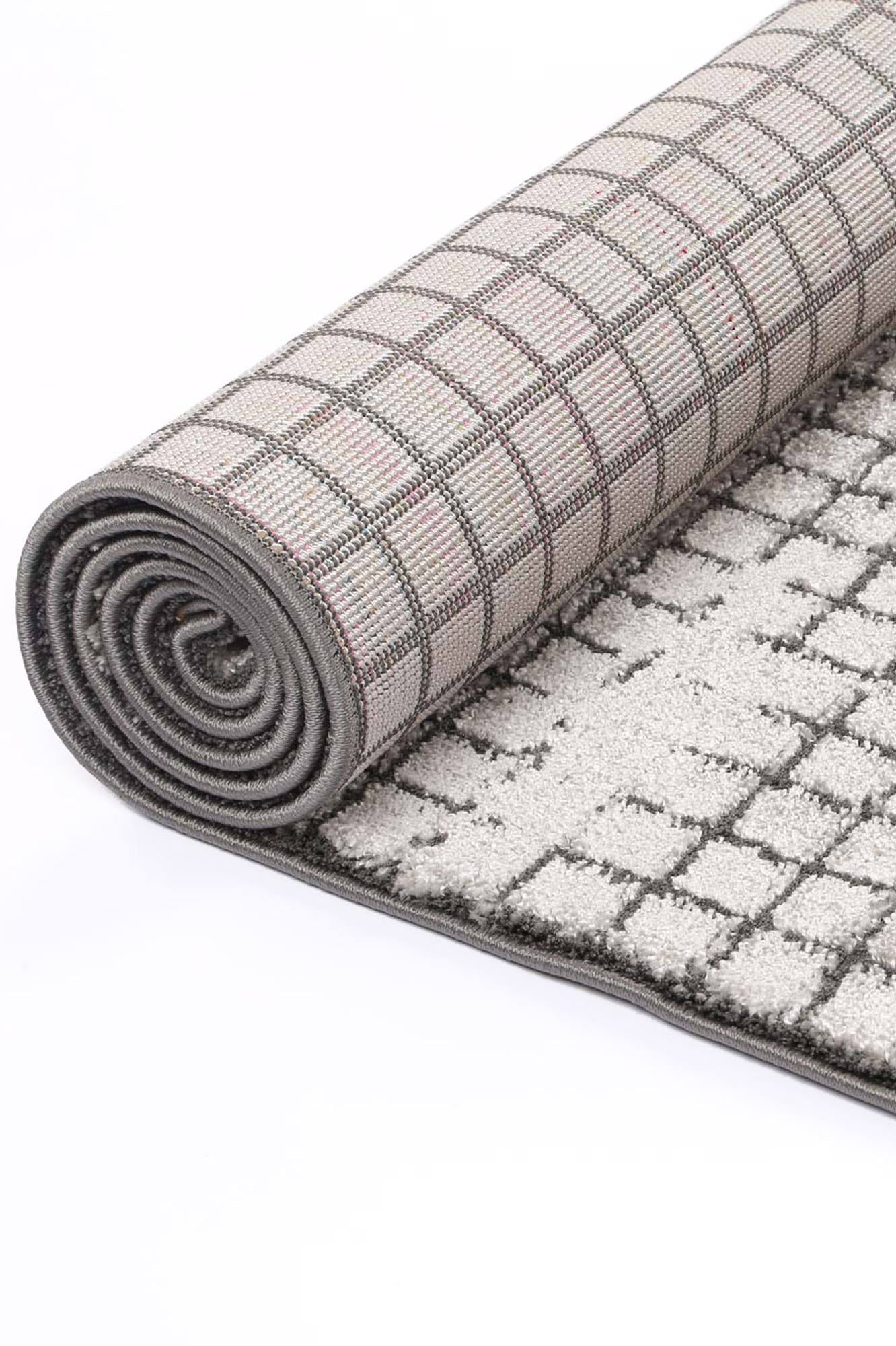 Suave Grey Cubic Rug - Rug - Rugs a Million