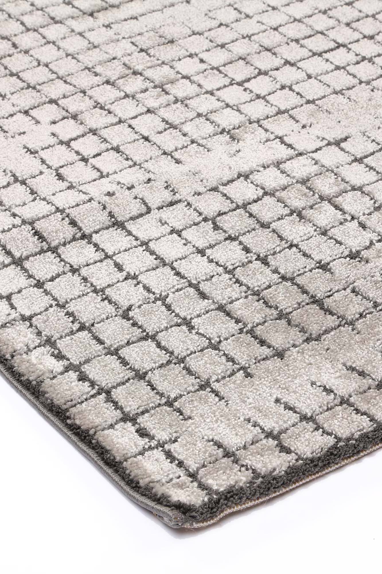 Suave Grey Cubic Rug - Rug - Rugs a Million