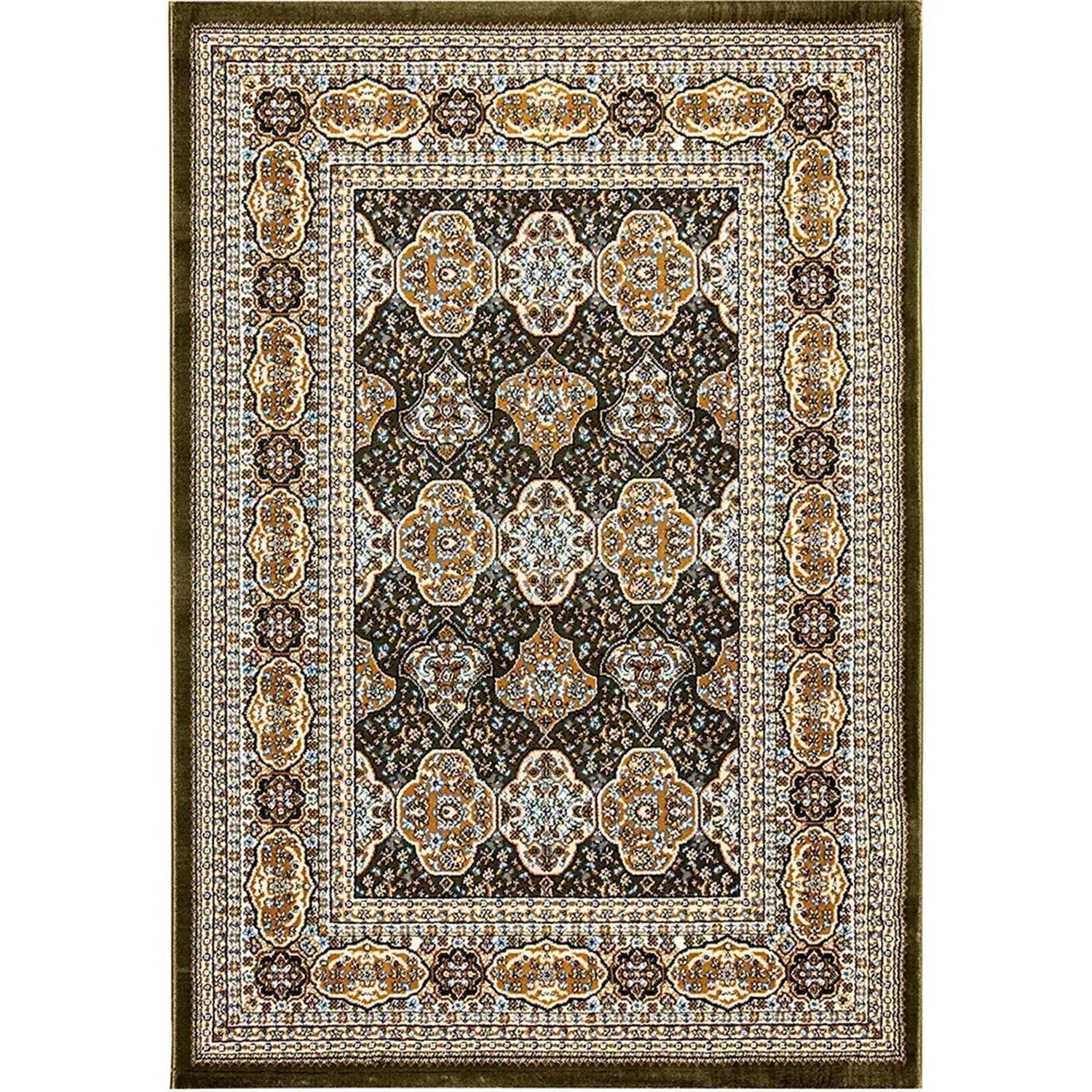 Suzani Sage Green Traditional Rug - Rugs - Rugs a Million