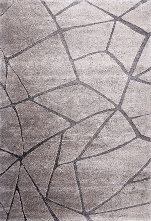 VEGAS Grey Beige Modern Natural Stone Rug - Modern - Rugs a Million