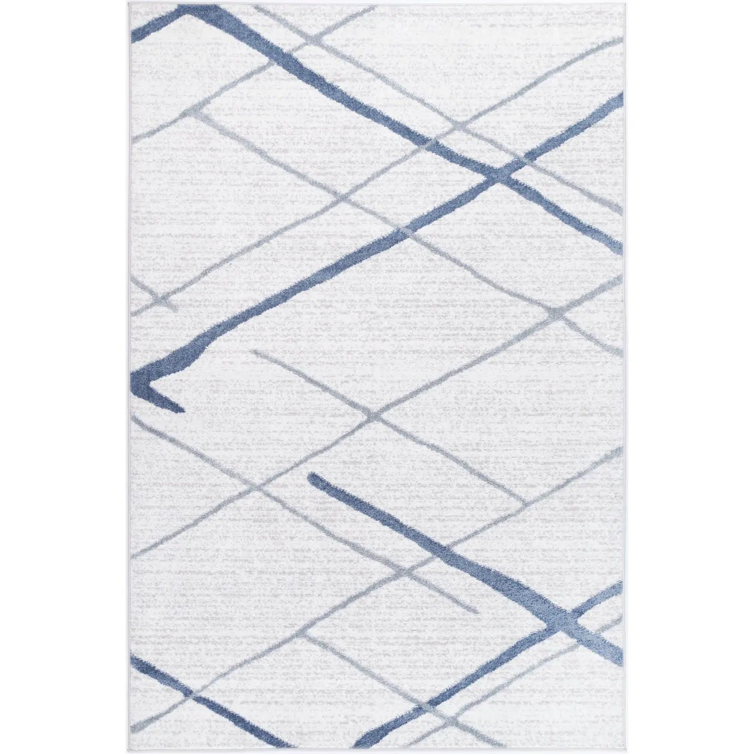 Windjana Abstract Stripe Light Blue Rug - Rugs - Rugs a Million