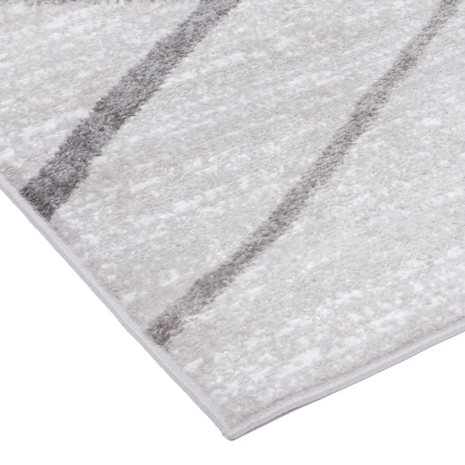 Windjana Abstract Stripe Silver Rug - Rugs - Rugs a Million